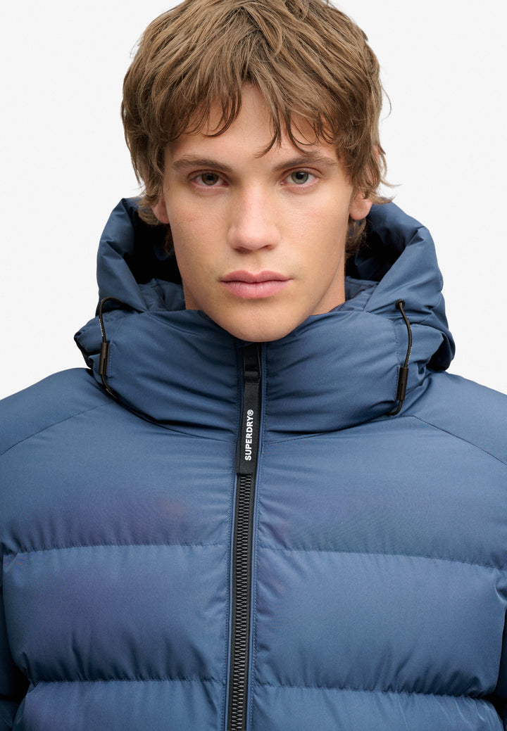 Superdry  Hooded Sports Puffer Jacket  Altitude Blue