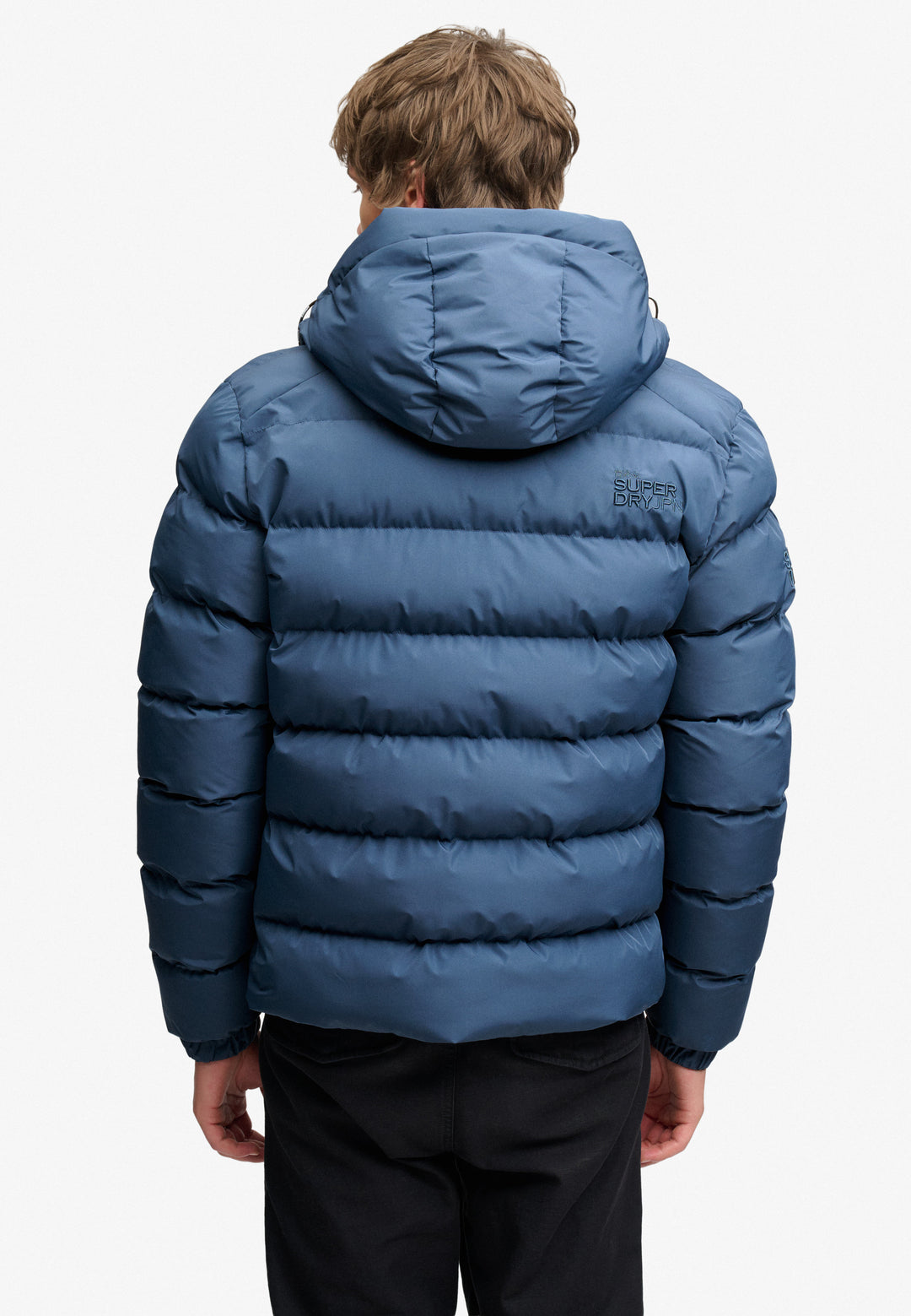 Superdry  Hooded Sports Puffer Jacket  Altitude Blue