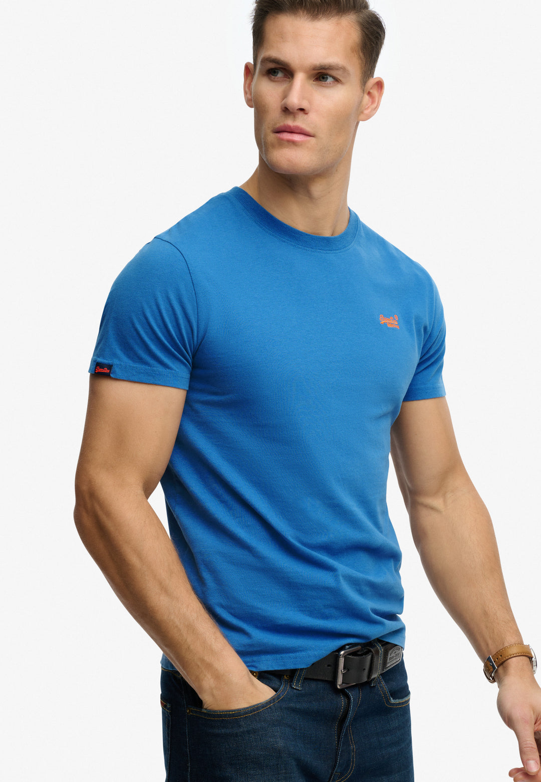 Superdry Essential Logo Tee Monaco Blue
