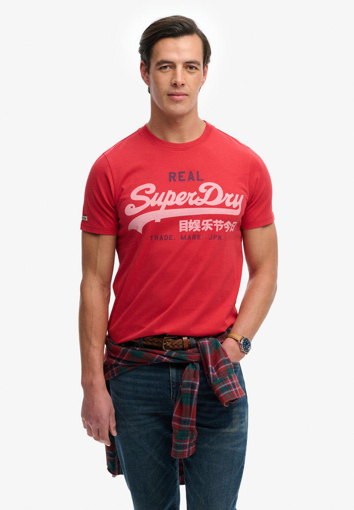 Superdry Vintage Logo Classic T-Shirt Base Red