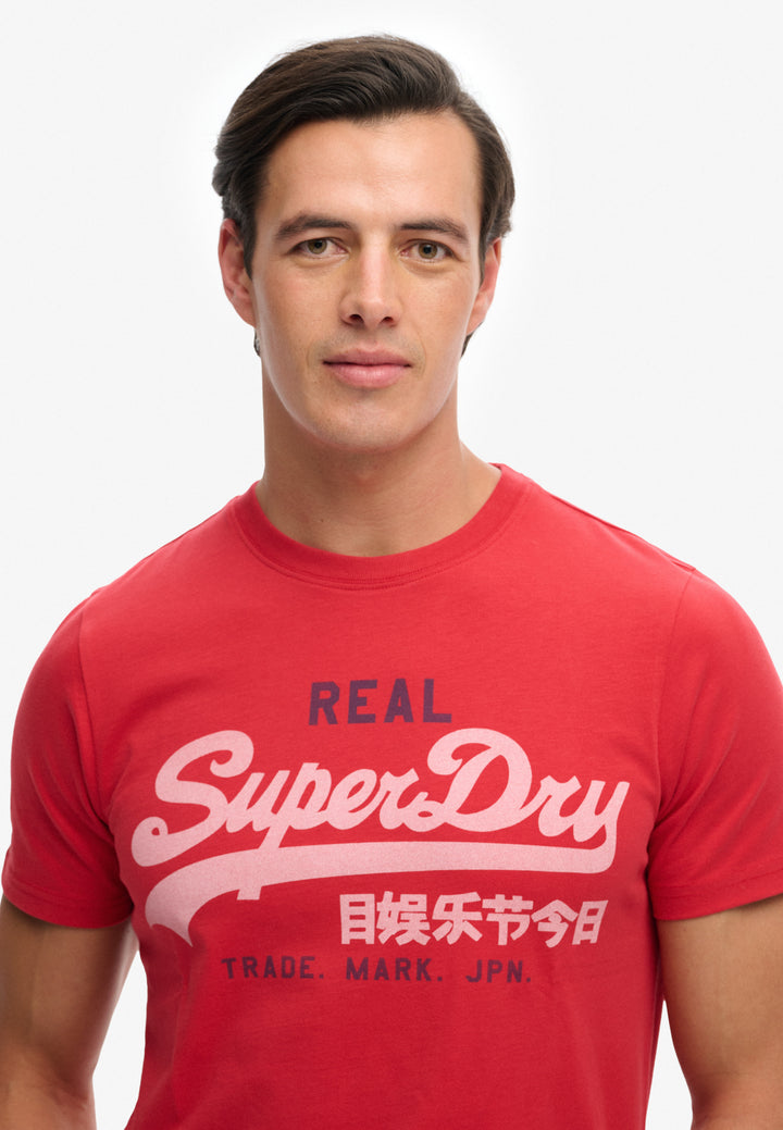 Superdry Vintage Logo Classic T-Shirt Base Red