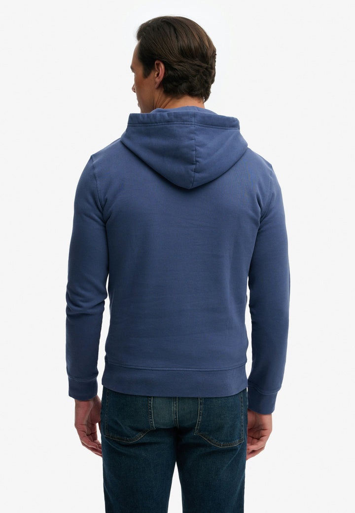 Superdry Vintage Logo Classic Hoodie Hampton Blue