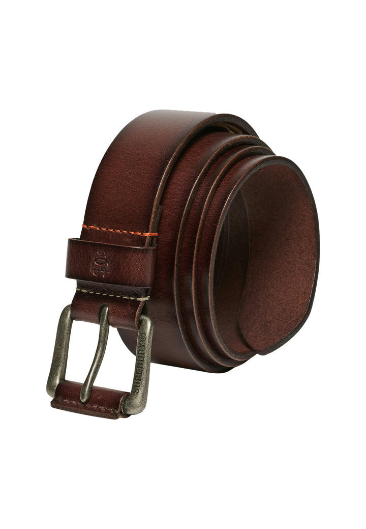 Superdry Classic Leather Belt Brown