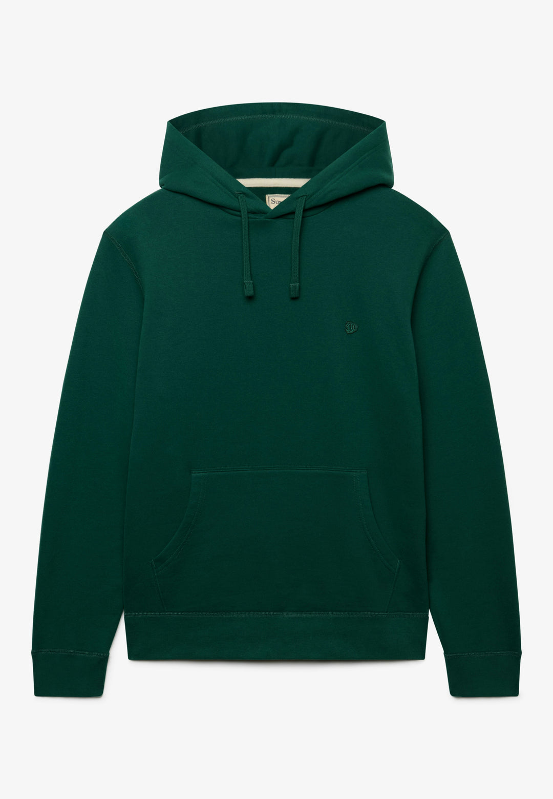 Superdry  Essential SD Co Logo Hoodie Varsity Green