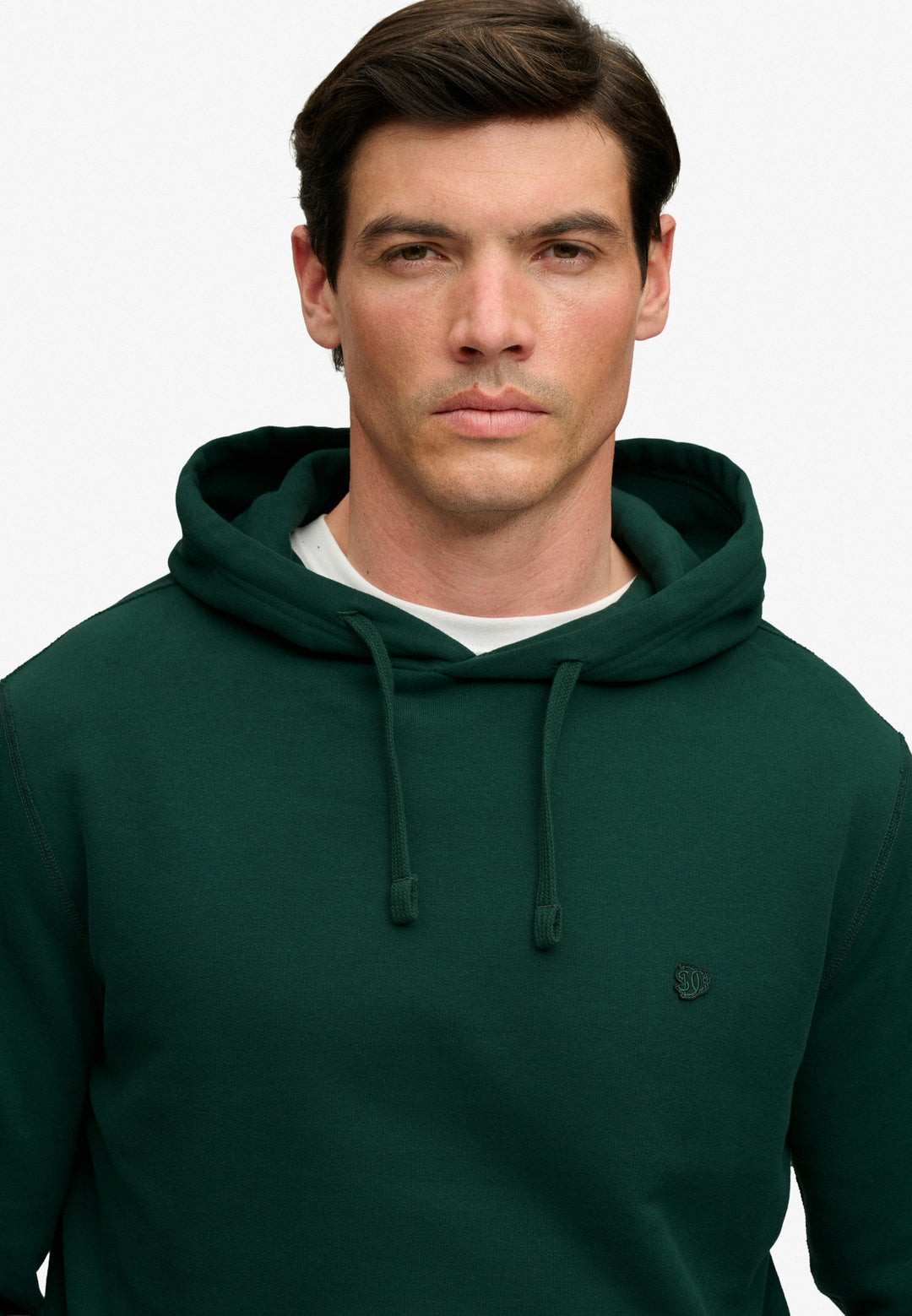 Superdry  Essential SD Co Logo Hoodie Varsity Green