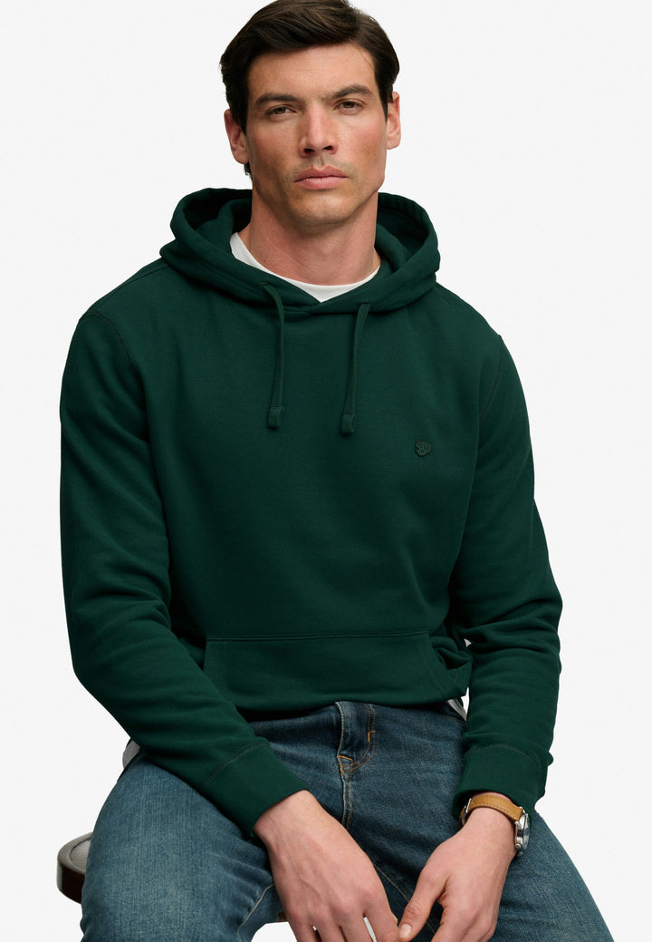 Superdry  Essential SD Co Logo Hoodie Varsity Green