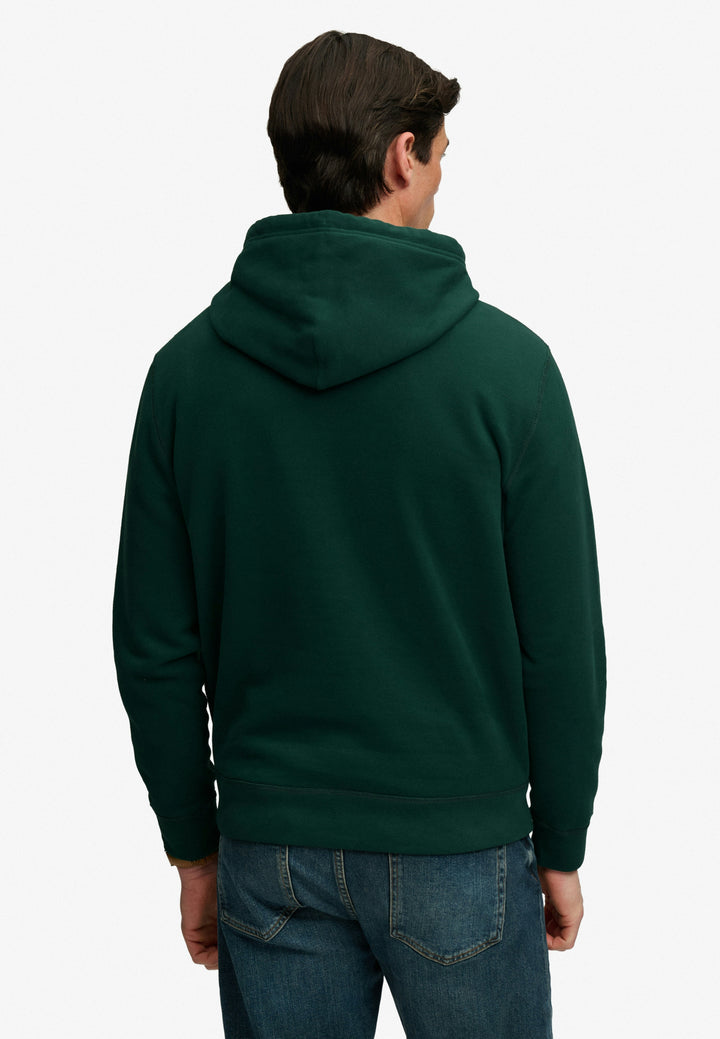 Superdry  Essential SD Co Logo Hoodie Varsity Green