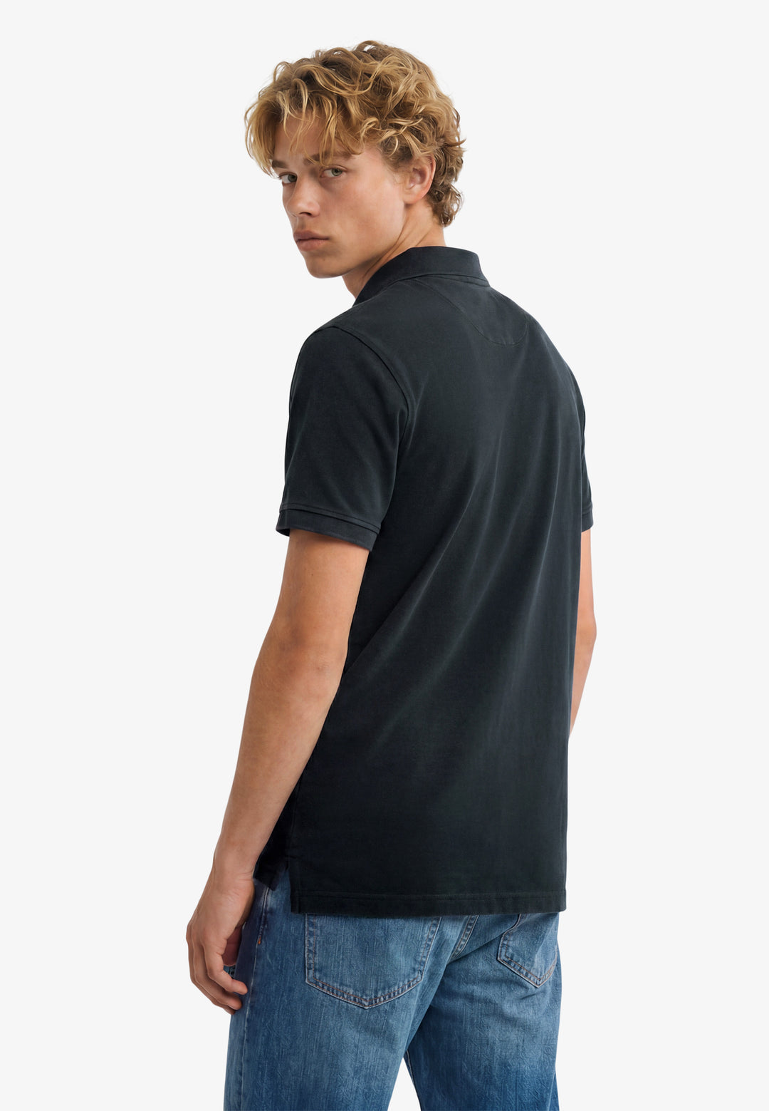 Superdry Vintage Destroy Polo Shirt  Eclipse Navy