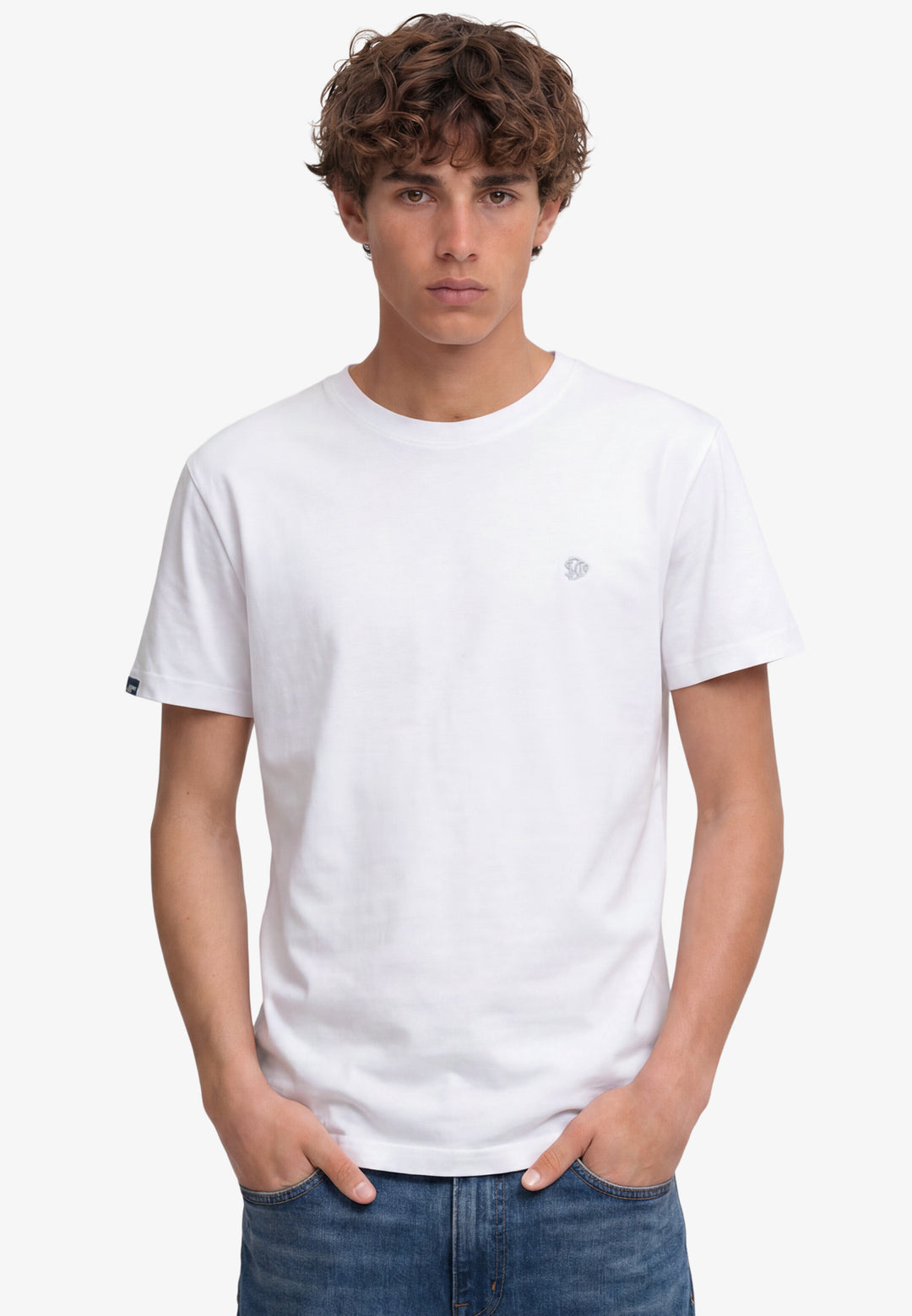 Superdry Essential Logo Tee Optic/Cold Grey