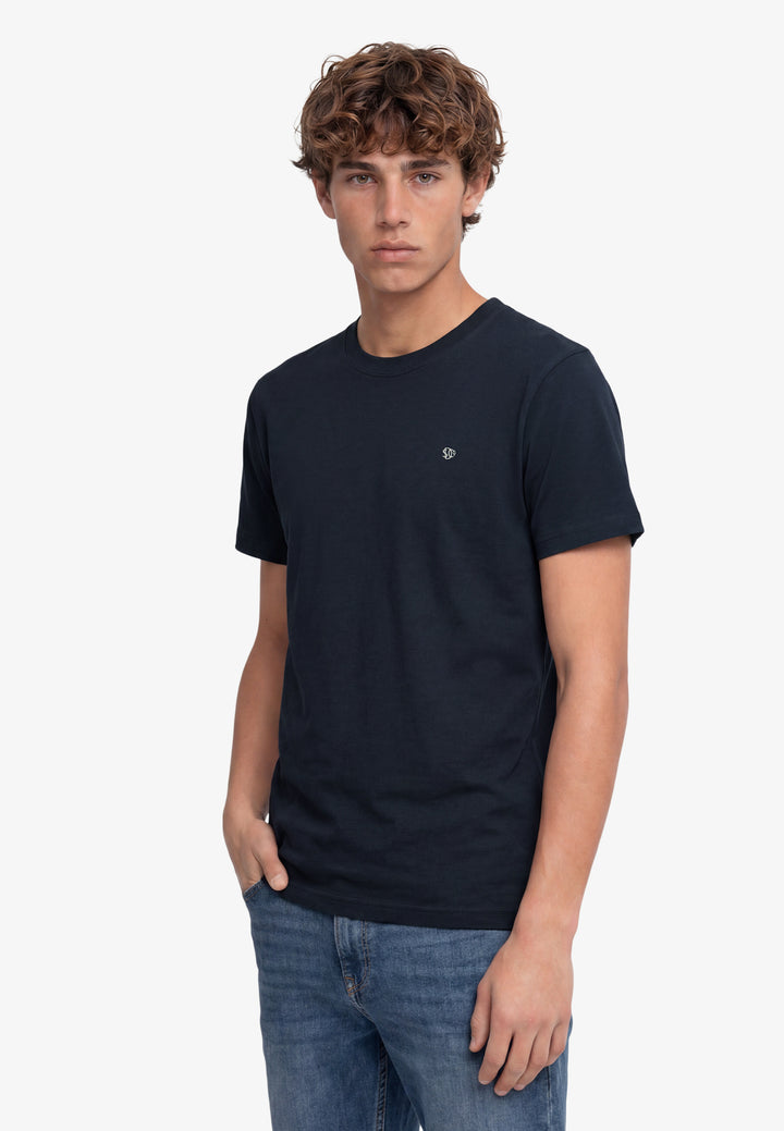 Superdry Essential Logo Tee Eclipse Navy/Chalk