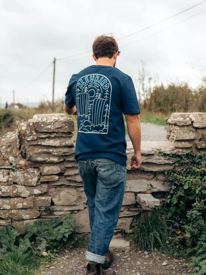 Bleubird Cascade T-Shirt Navy