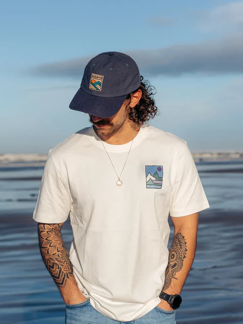 Bleubird Waypoint Tee White