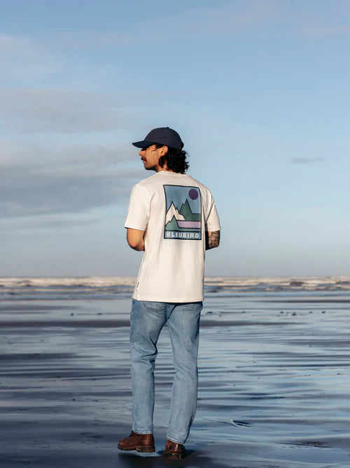 Bleubird Waypoint Tee White