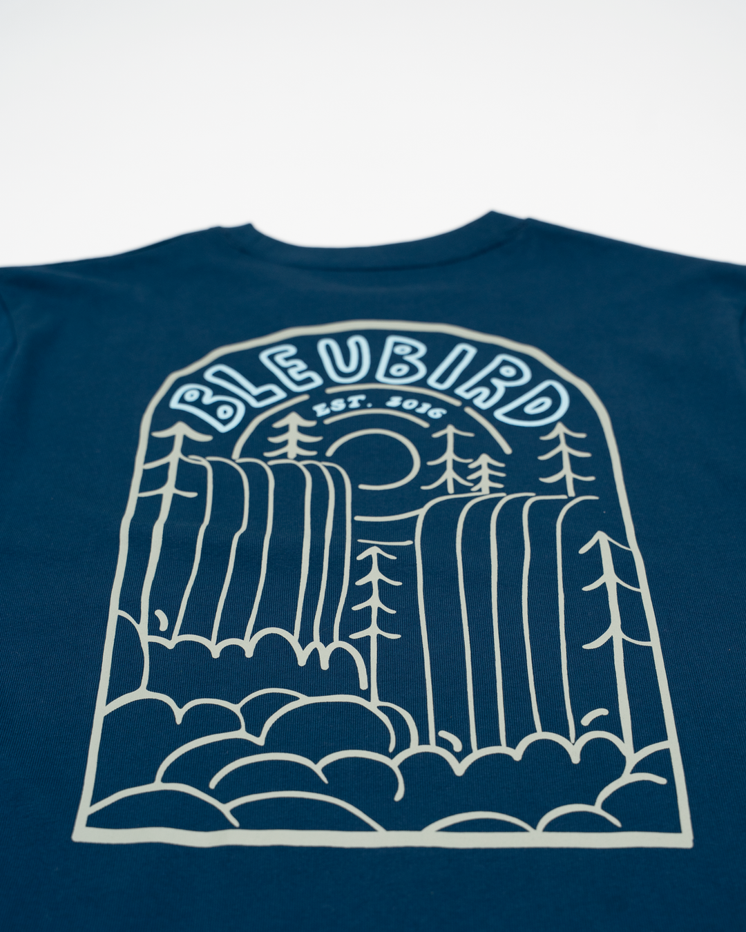 Bleubird Cascade Tee Navy