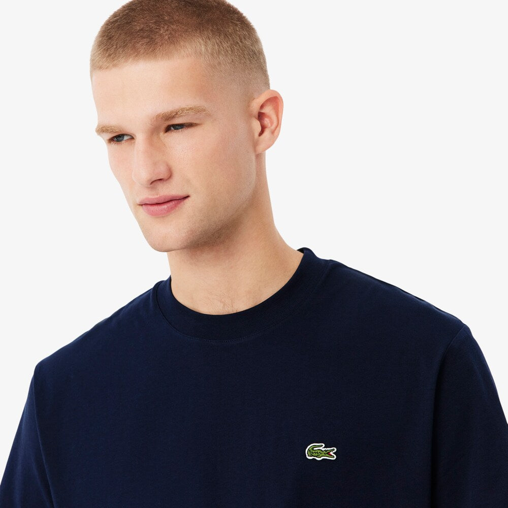 Lacoste Crew Neck Tee Shirt Navy