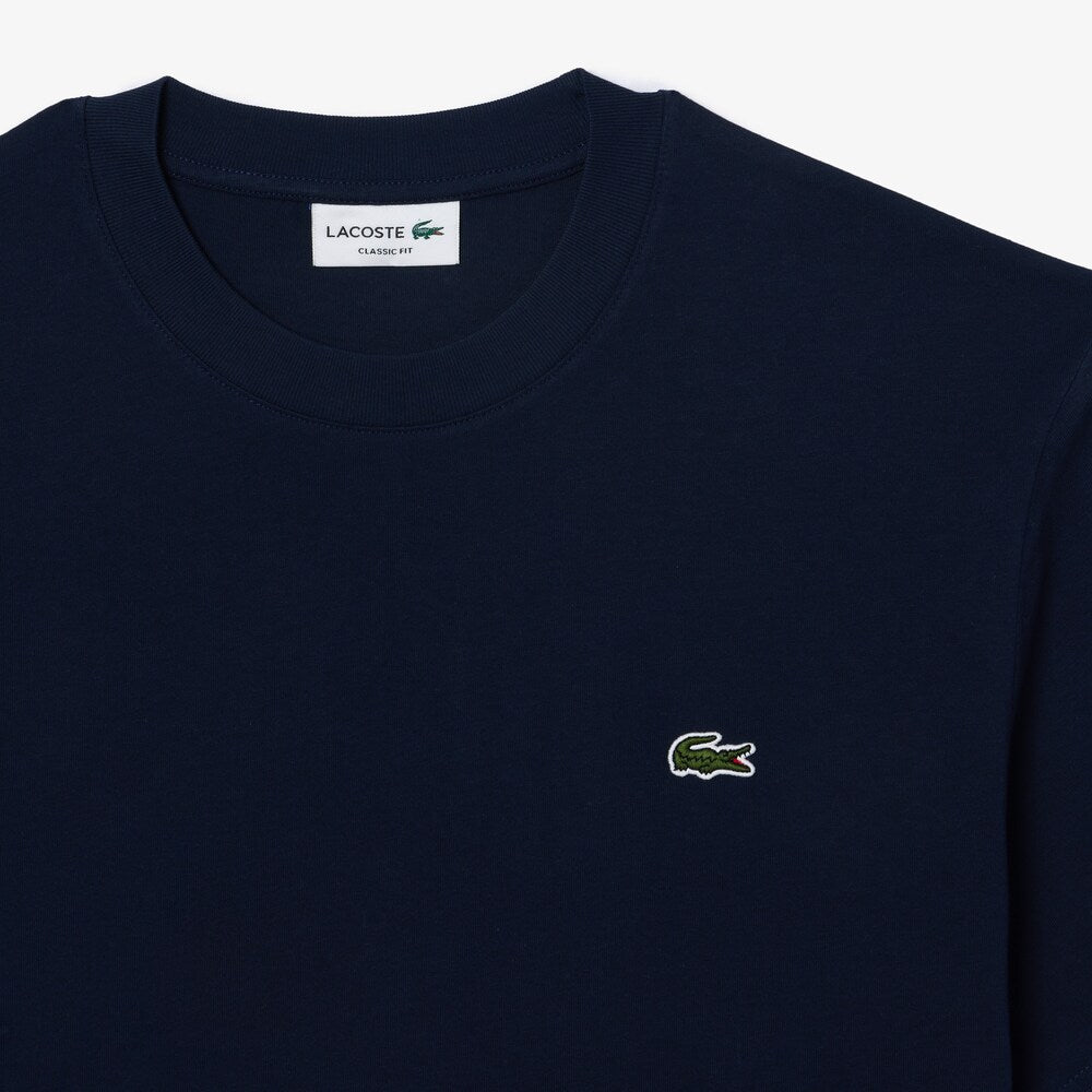 Lacoste Crew Neck Tee Shirt Navy
