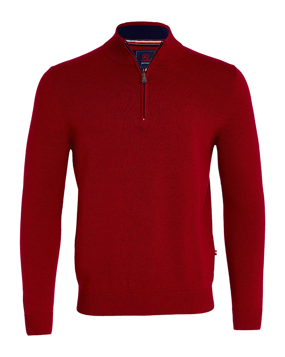Andre Tory 1/4 Zip Cherry