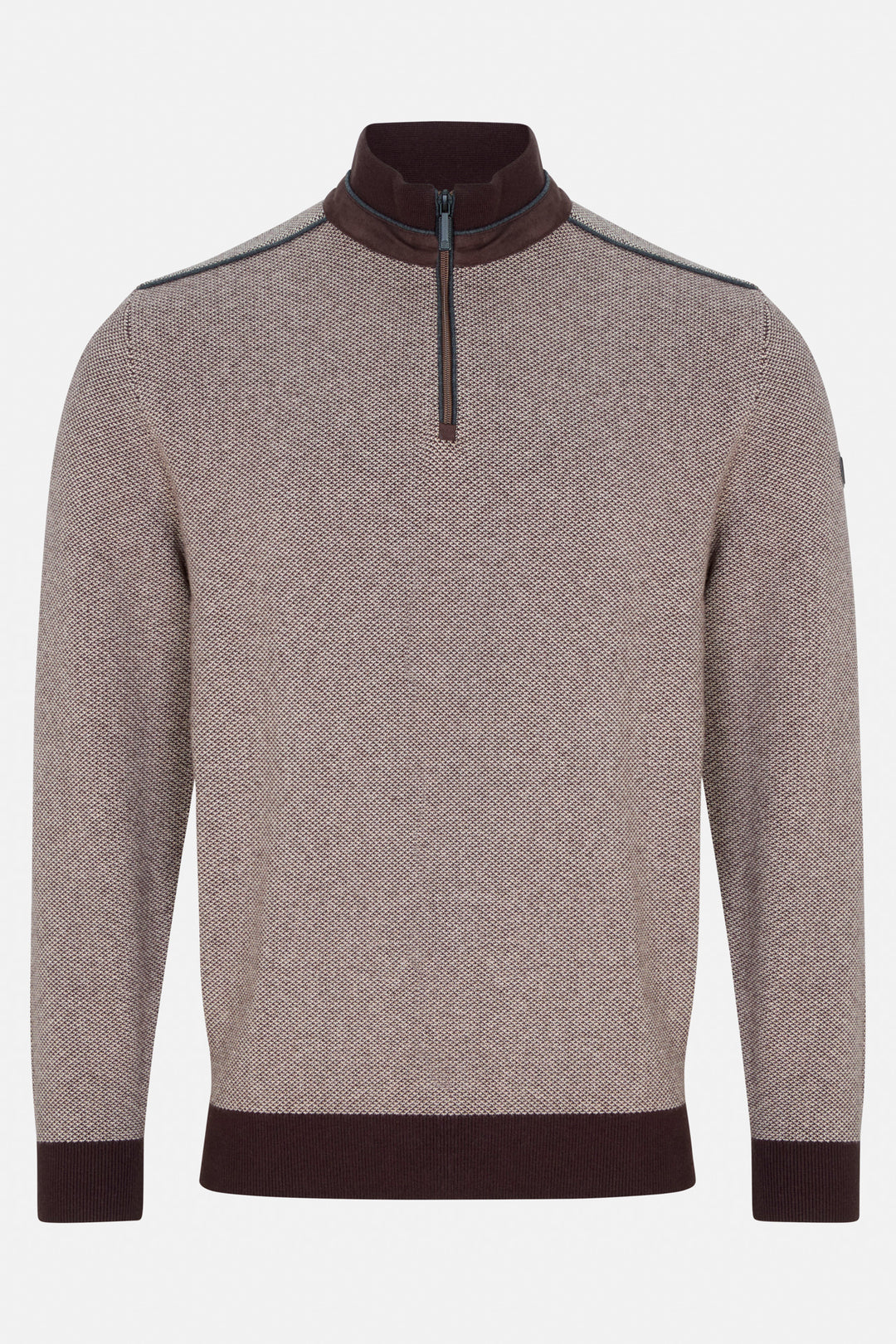 Benetti Troy 1/4 Zip Brown