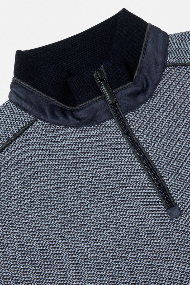 Benetti Troy 1/4 Zip Navy