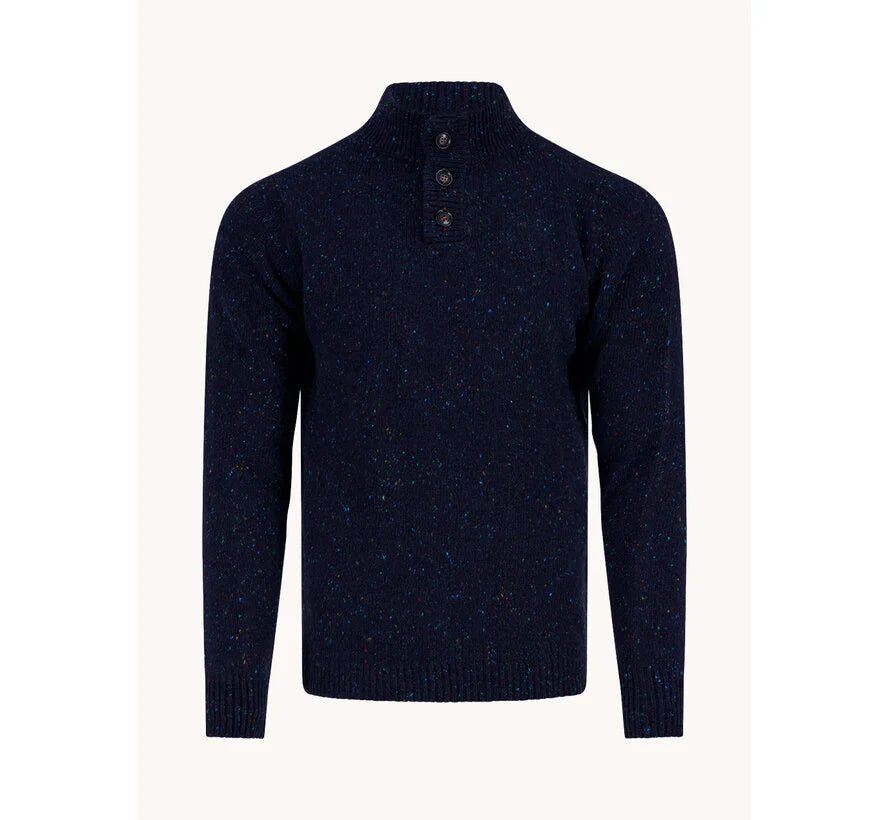 A Fish Named Fred Knitted Jumper Navy