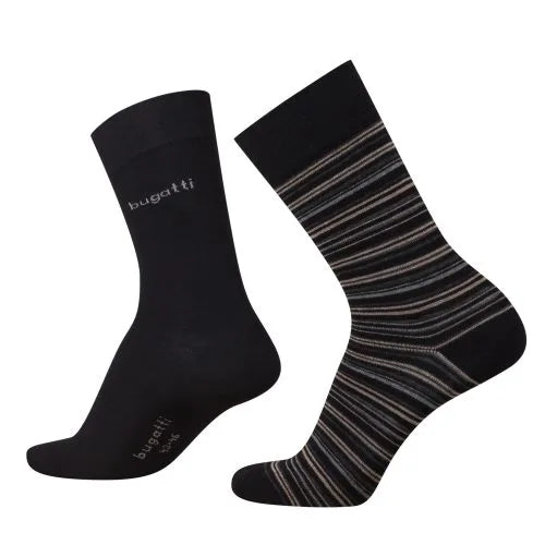 Bugatti 2 Pack Sock Size 9-12 image 0