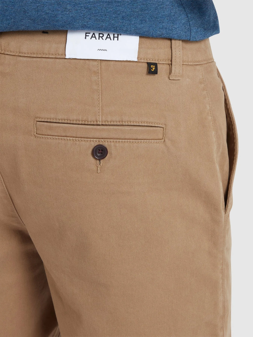 Farah Hawk Chino Shorts In Beige image 1