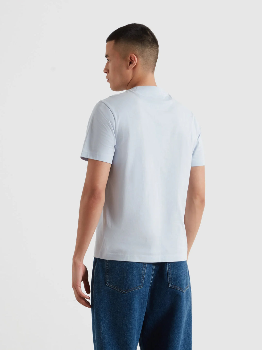 Farah Danny Regular Tee Shirt Blue Nickle