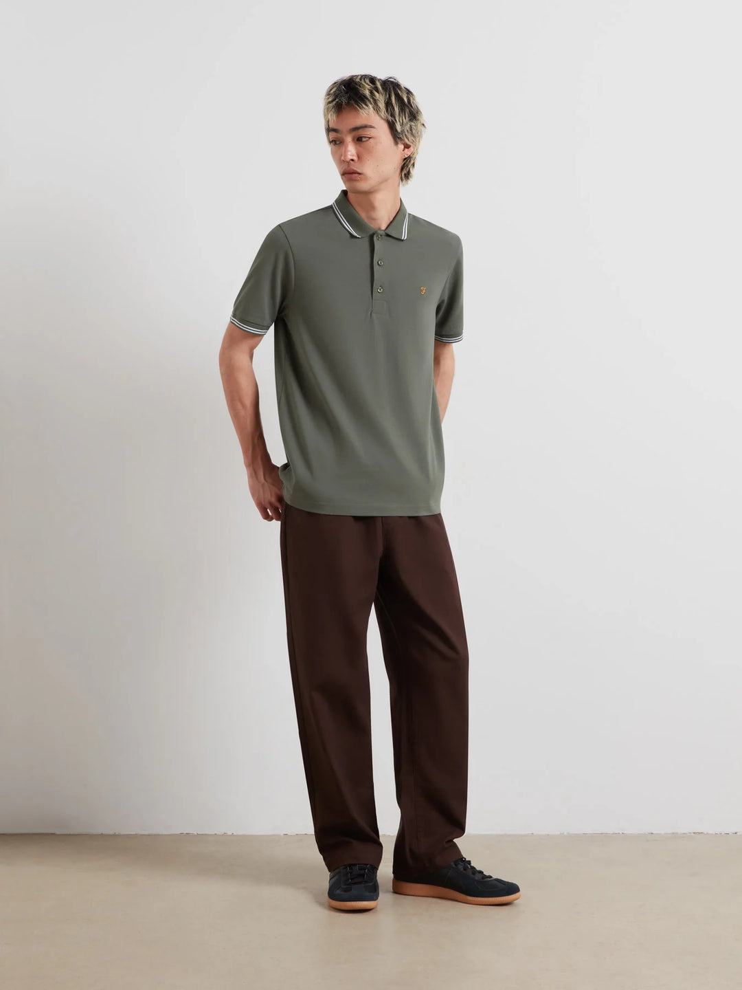Farah Bowes Polo Shirt Rosemary