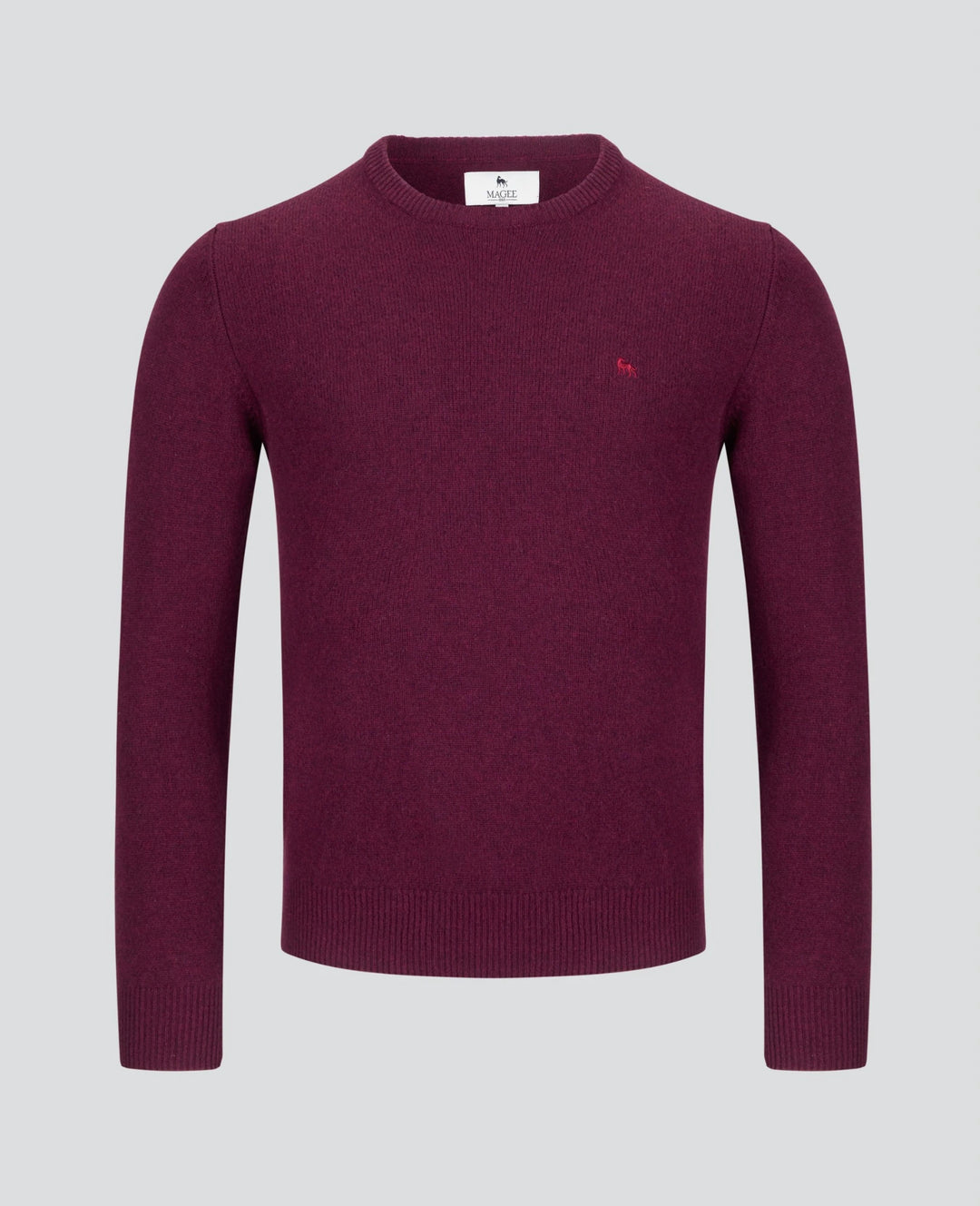 Magee Alfie Crew Neck Loganberry