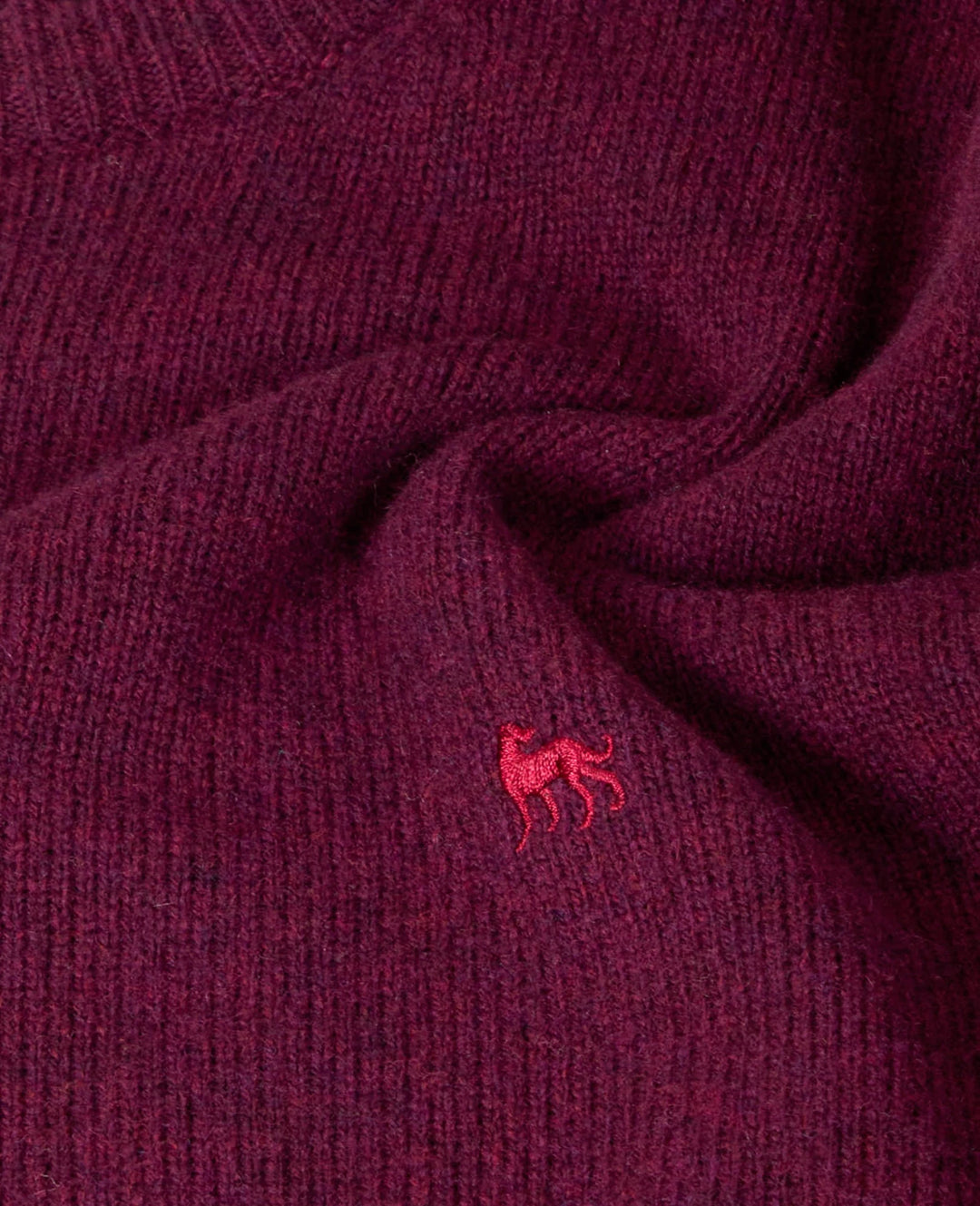 Magee Alfie Crew Neck Loganberry