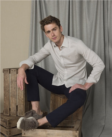 Magee Dunross Merino Blend Shirt Oat image 2