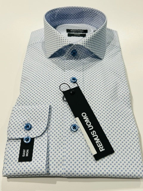 Remus Uomo Frank Long Sleeve Shirt Blue image 0