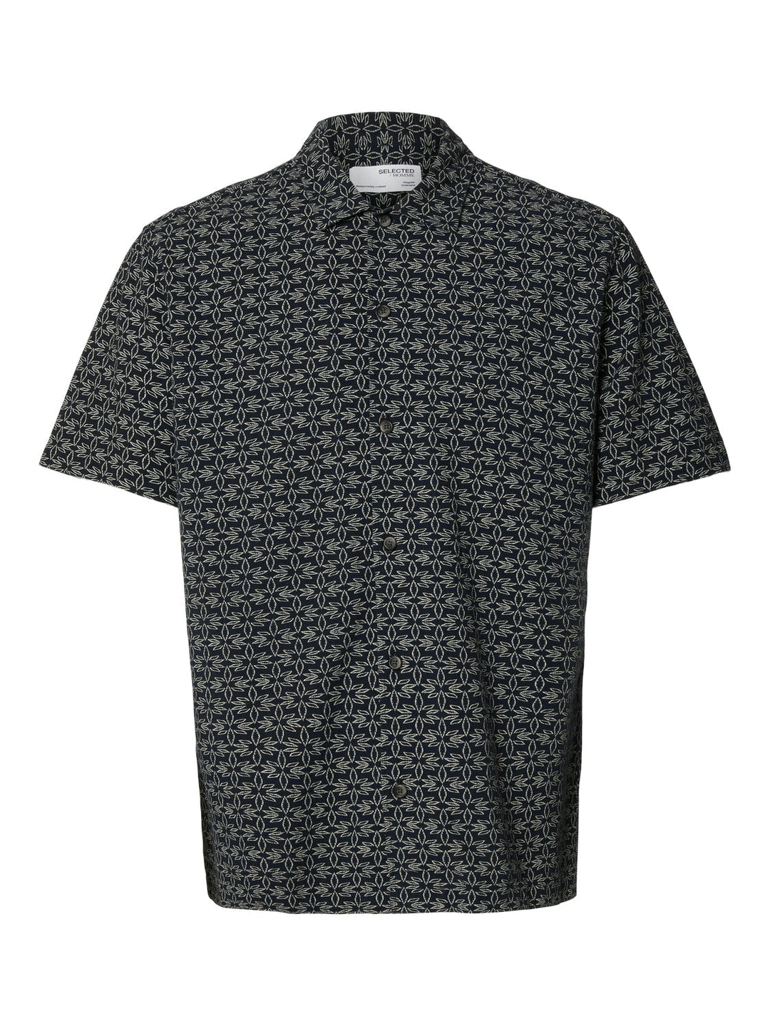 Selected Homme Short Sleeve Shirt Navy image 0