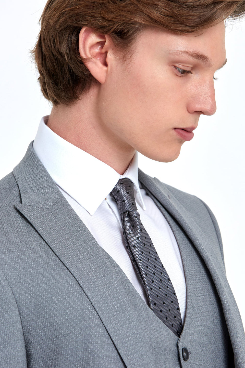 Benetti Antoine Silver 3 Piece Suit €275 image 1