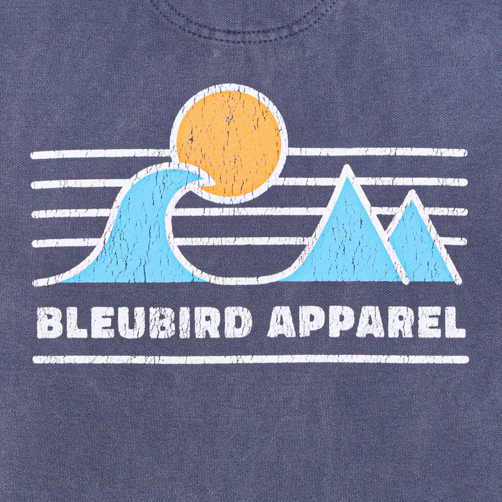 Bleubird Horizon Crew Neck Sweatshirt Denim