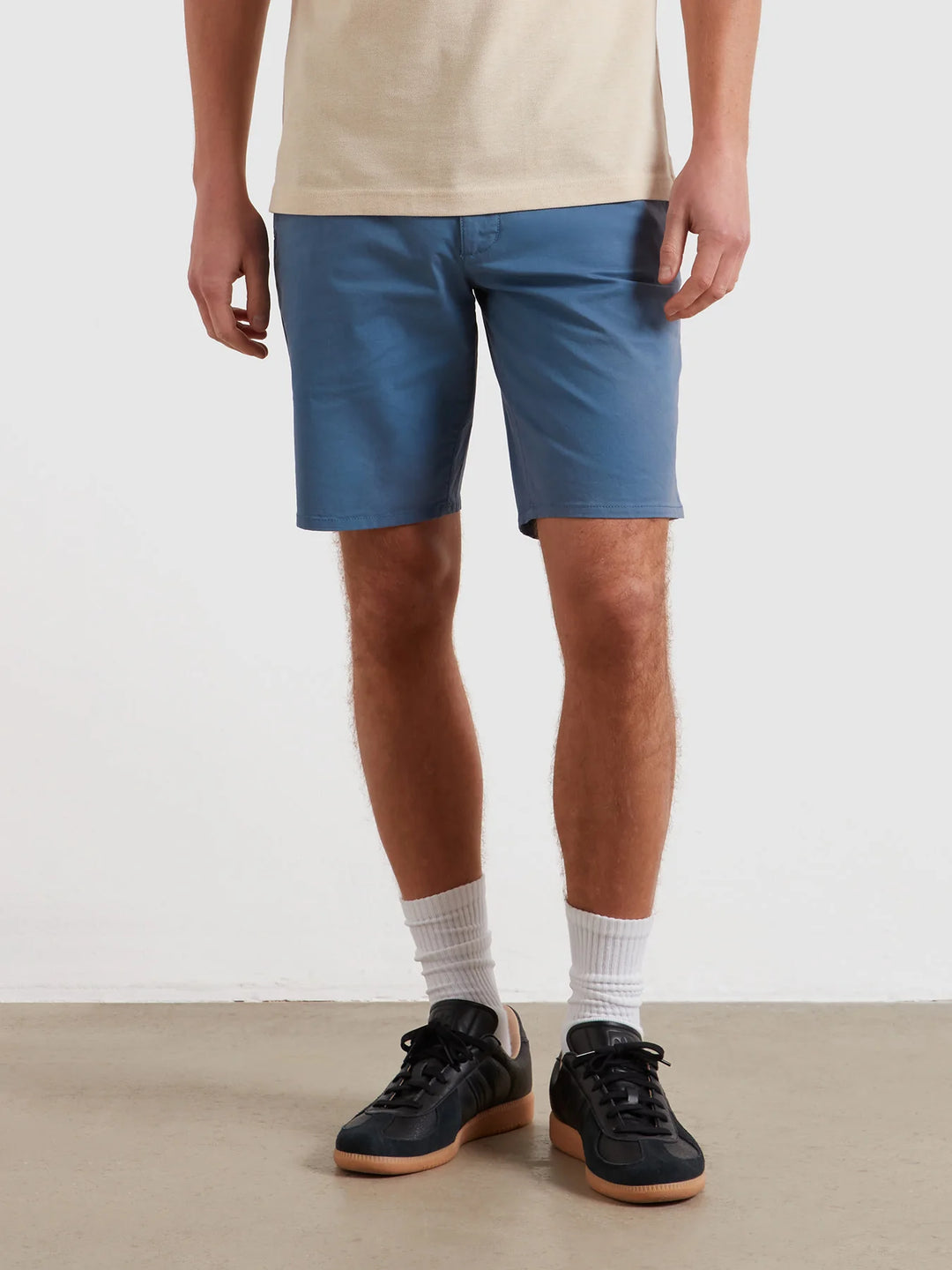 Farah Hawk Chino Shorts Blue Tide