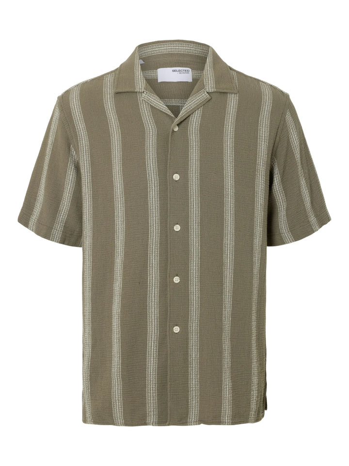 Selected Homme Resort Shirt Vetiver image 4
