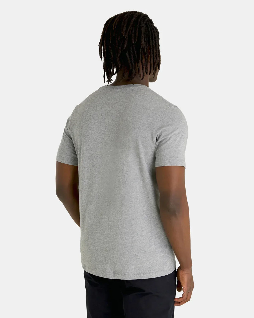 Lyle &amp; Scott Plain T-Shirt Mid Grey Marl image 3