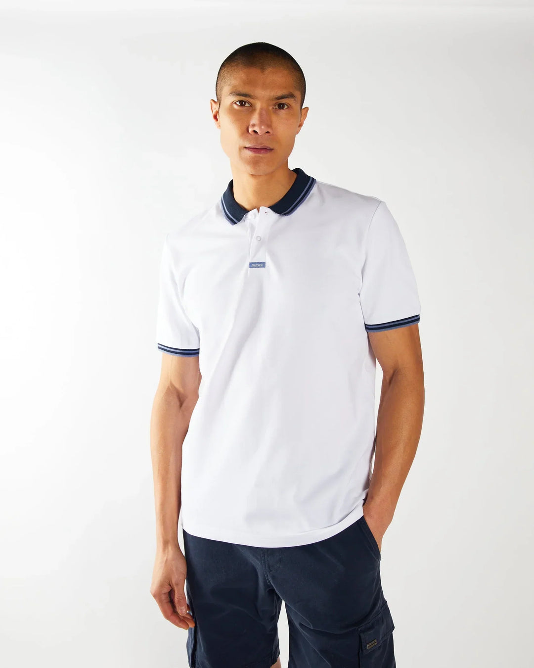 Diesel Porter Polo Optic White image 0