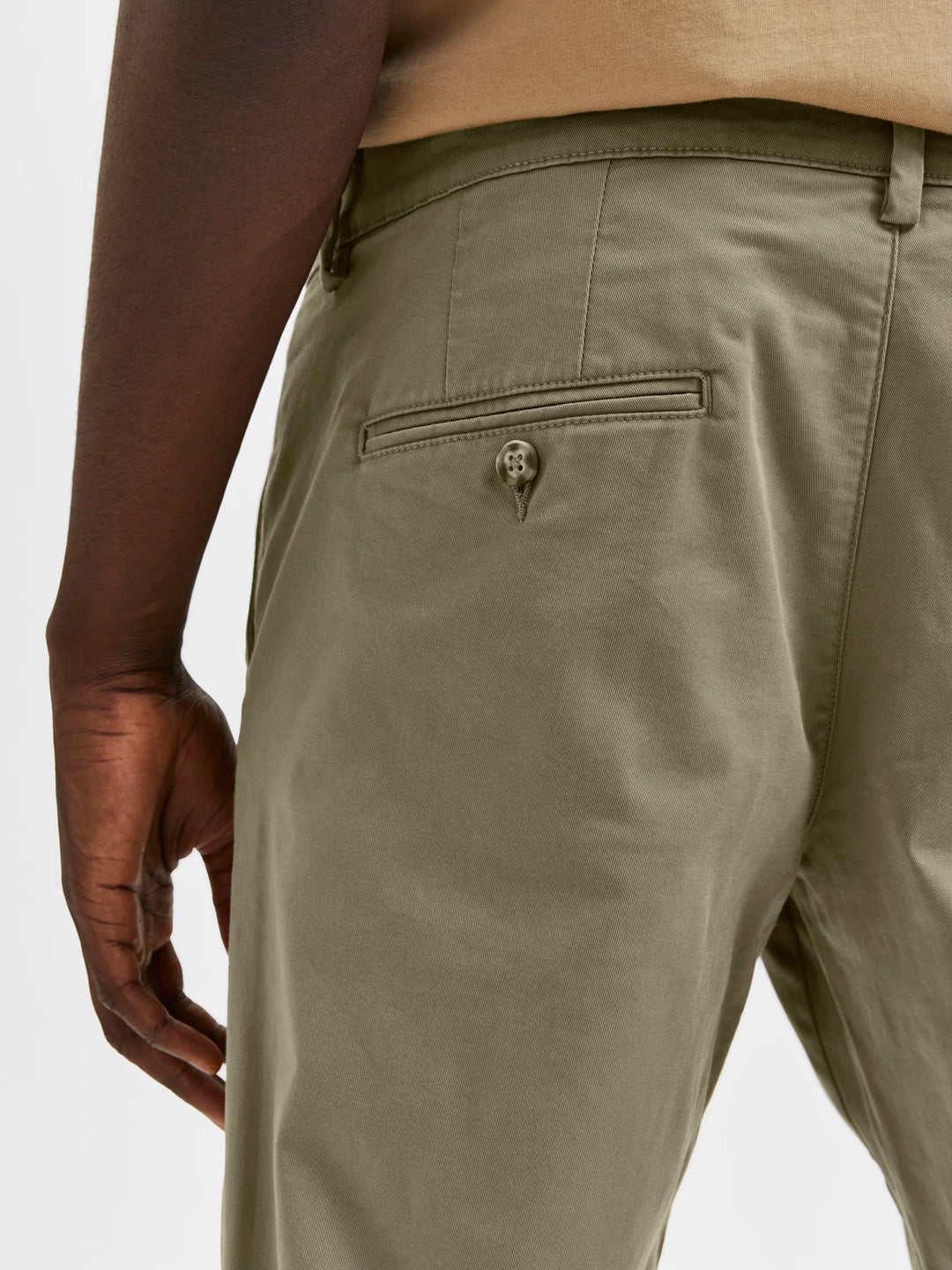 Selected Homme New Miles Slim Fit Chino Ermine image 2
