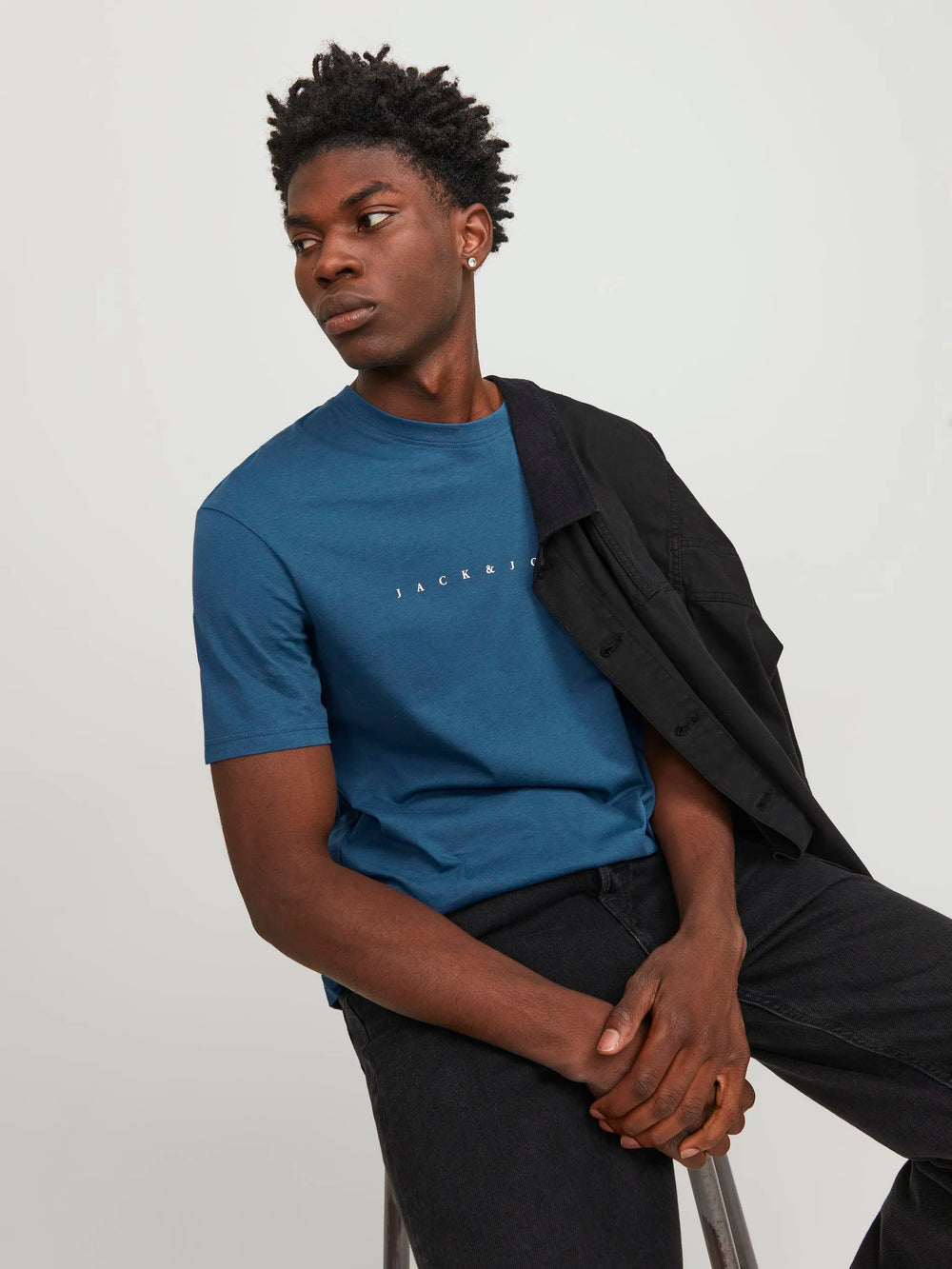 Jack &amp; Jones Tee Ensign Blue image 1