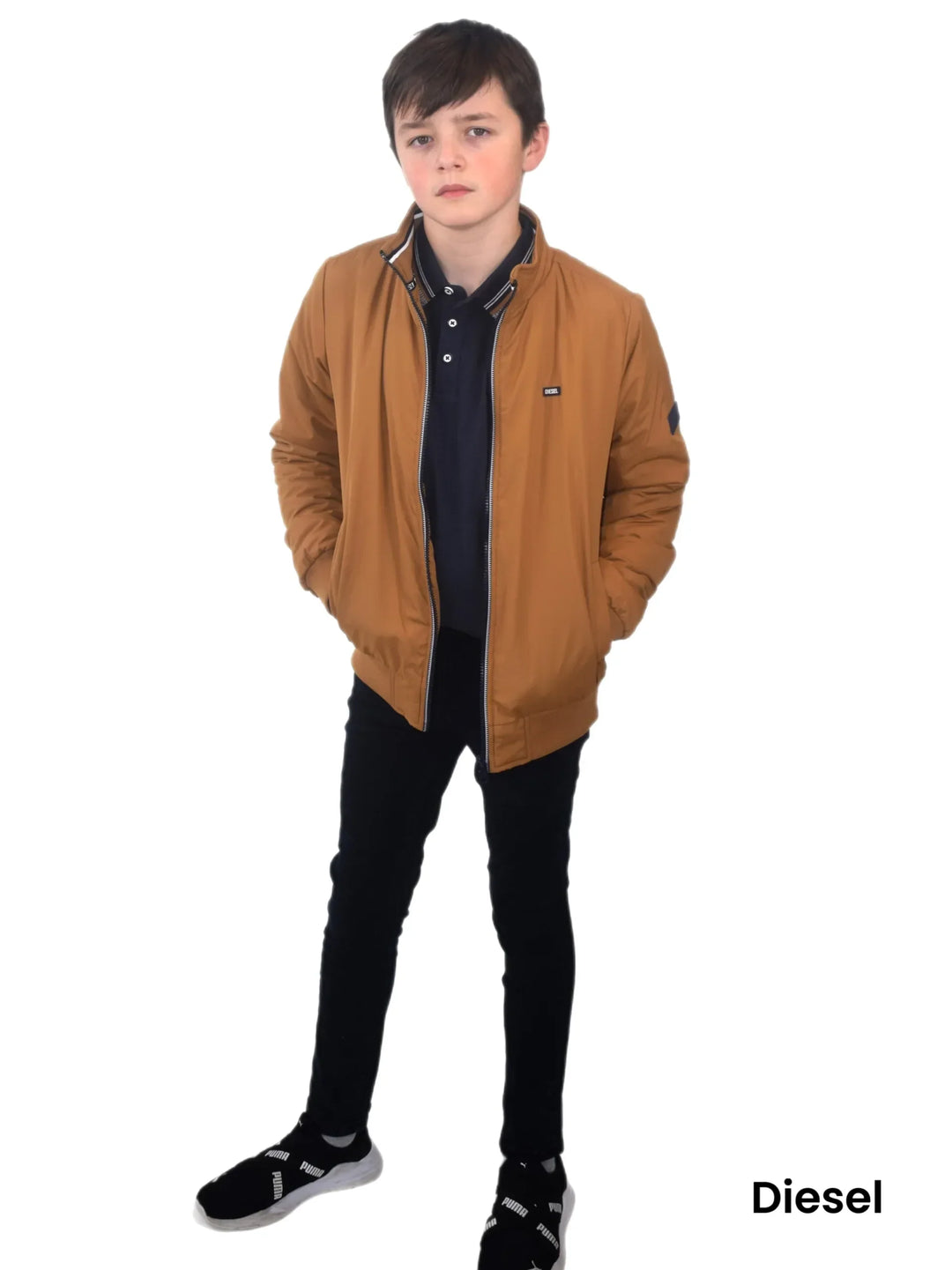 Diesel Boys Noel Jacket Sand image 2