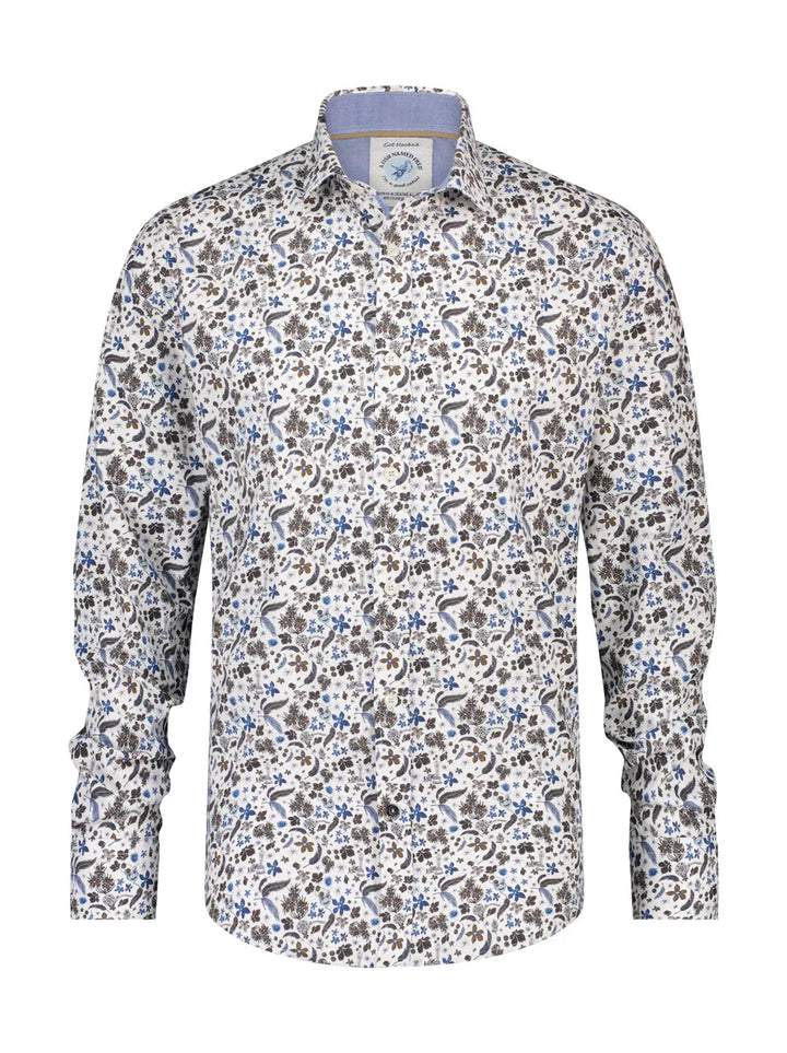 A Fish Named Fred Shirt Flower Crowd image 0