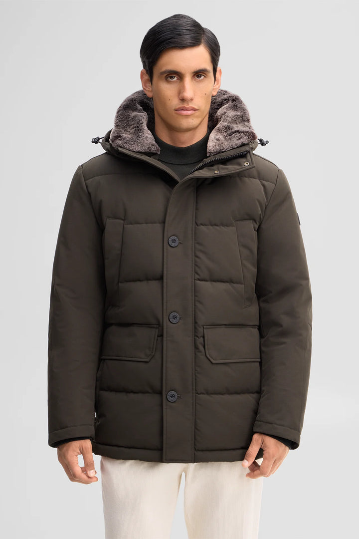Strellson Plaza Quilted Jacket Olive