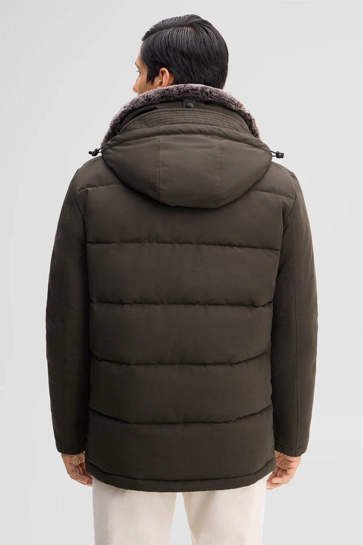 Strellson Plaza Quilted Jacket Olive