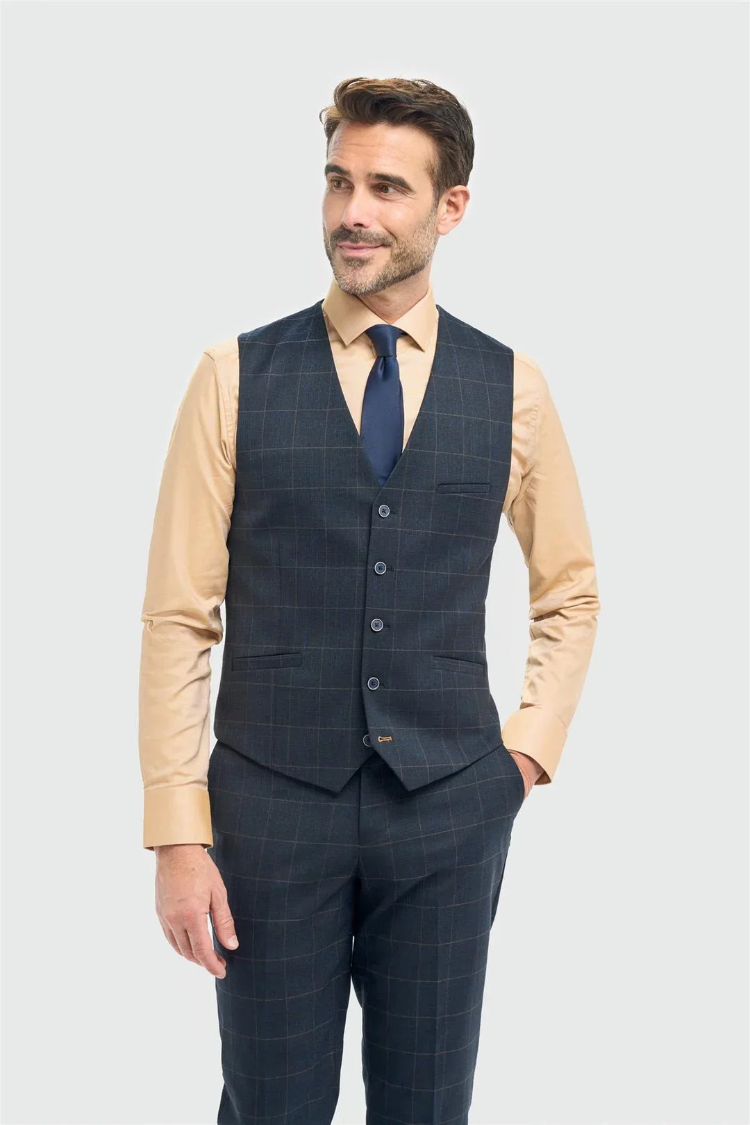 House Of Cavani Torino Navy Suit image 4