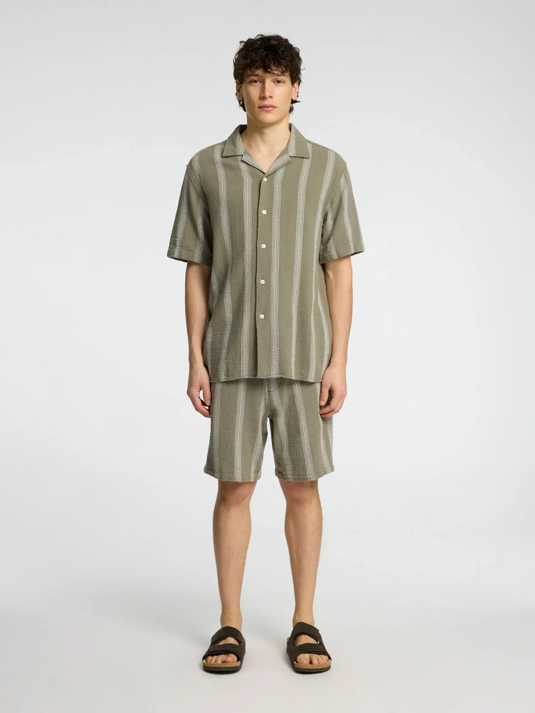 Selected Homme Resort Shorts Vetiver image 3
