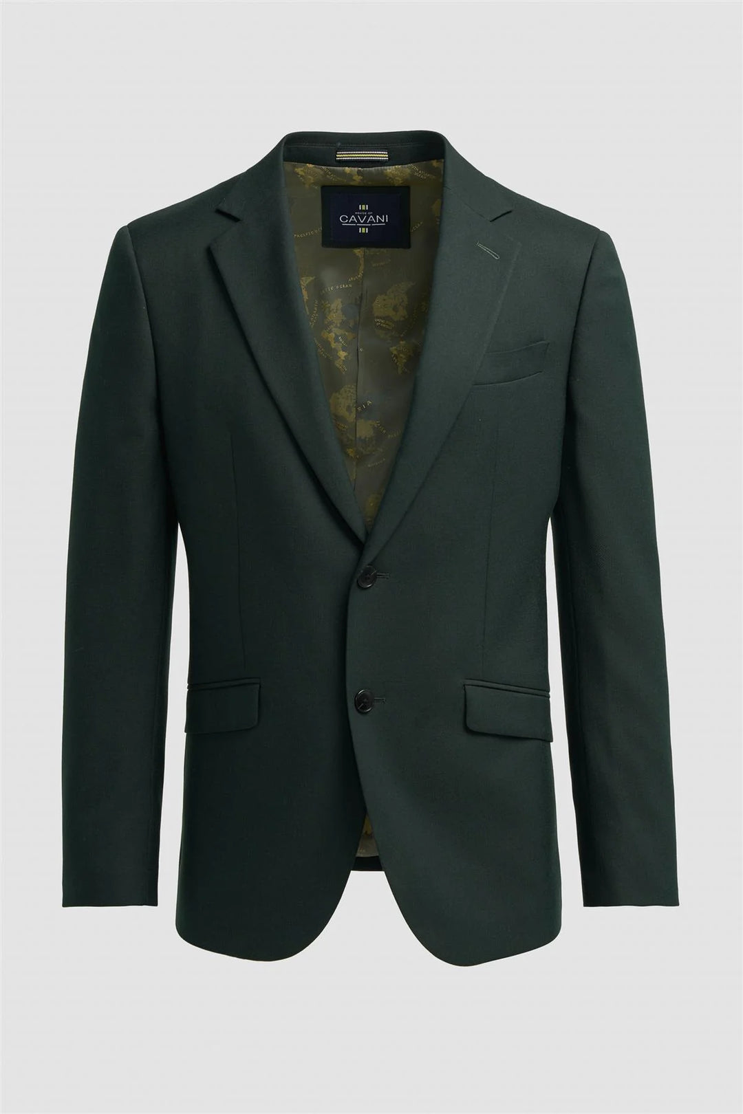 House Of Cavni Malibu Forest Green Suit
