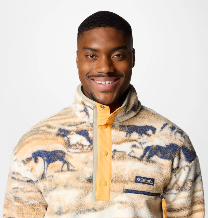 Columbia Helvetia II Half Snap Fleece Lemon Wash Roaming image 2