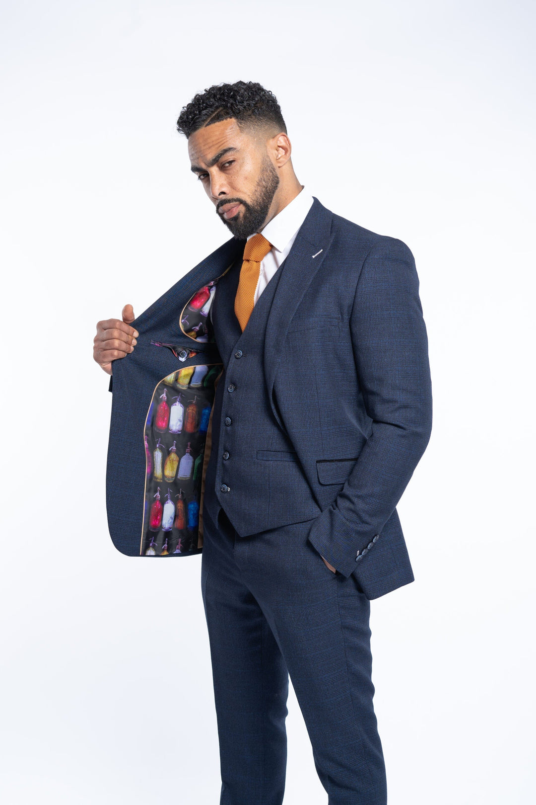 House Of Cavani Caridi Navy Suit image 6
